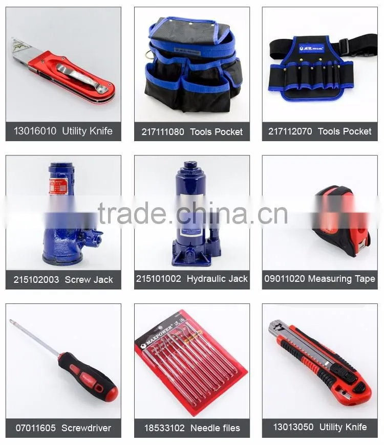 2016 Wholesale Waterproof High Tool Bag 8pcs Combined Tool Pockets