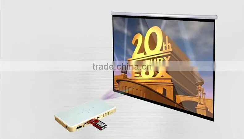 Best Selling Projector / Mini Projector for Mobile Phone / Mini LED Projector C9 With 5000mAh Built-in Battery