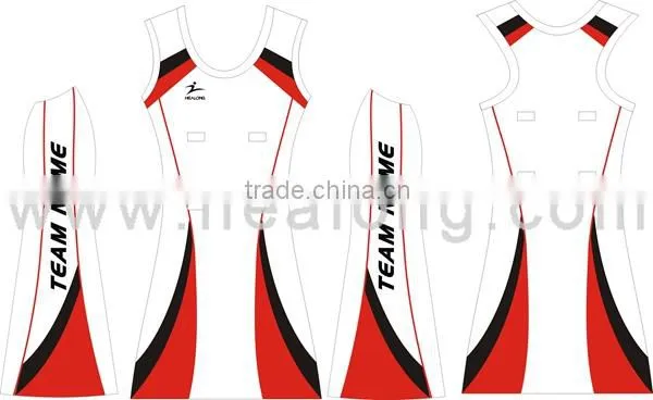 2014 new deisgn netball uniform slim fit netball wear netball apparel sale