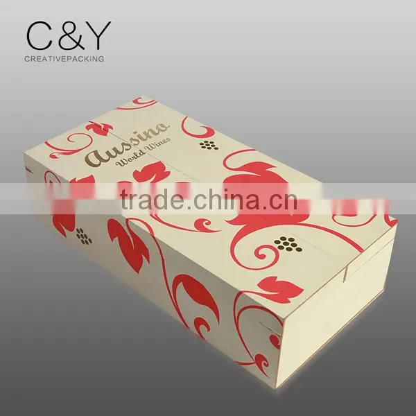 2 bottle gift wooden wine box