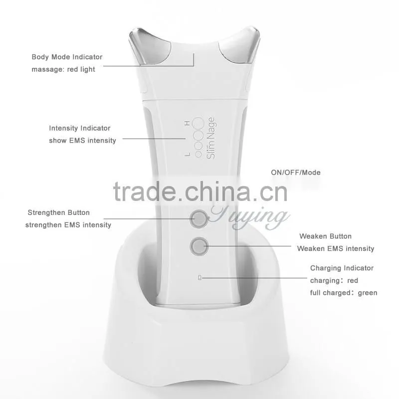 Top quality Waterproof Beauty Massage Ems Micro Current Slimming Technology Unique Probe Design Fits Body face lift machine