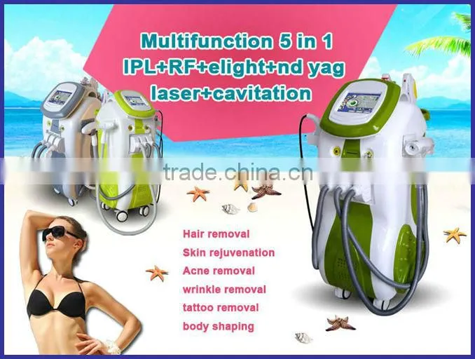 Salon use ! 3 in 1 rf ipl laser for hair removal and skin care and tatoo removal