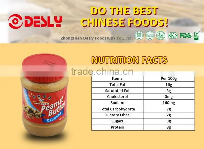 Make in China competitive peanut butter prices