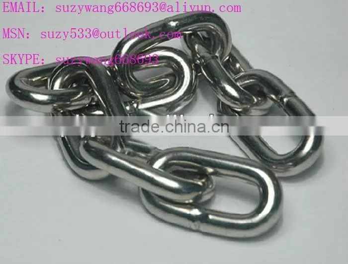 anchor chain German stand welded link chains din766 china supplier