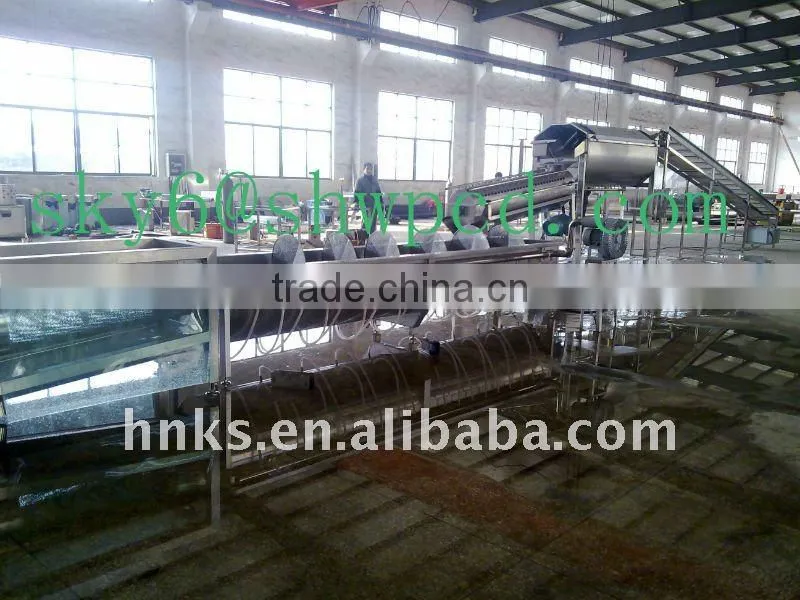 1-2t Chicken Feet Peeling Machine Chicken Claw Production Line chicken claw peeling machine