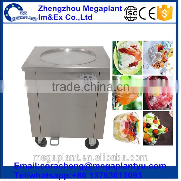 High Effective Snack Food Processing Machinery Fried Ice Cream Machine,Ce Approved Fry Ice Cream Machine