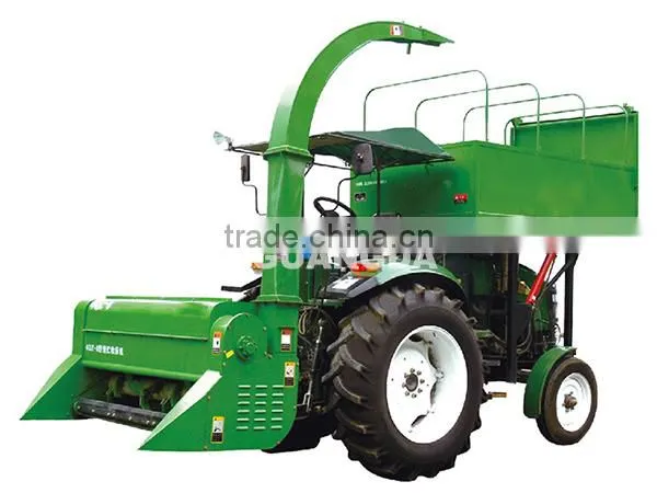 Knapsack corn silage chopper and harvester