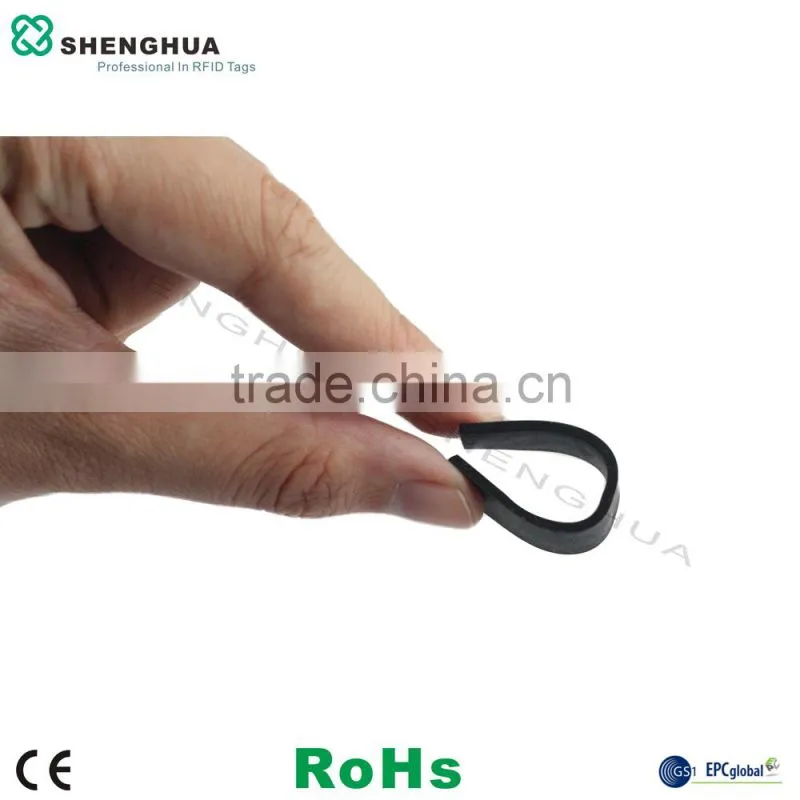 Silicone Tag UHF RFID Laundry Tags ISO 18000-6C RFID Hang Tag Hotels/Hospitals/Dry Cleaning Shops Management