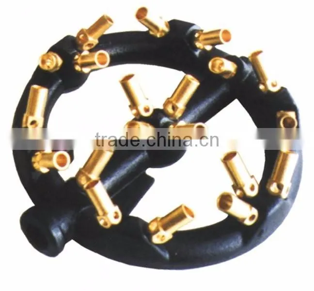 32 TIP GAS CAST IRON BRASS STOVE COOKING RANGE STOVETOP JET BURNER