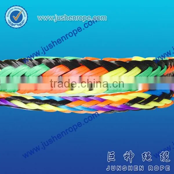 Cheap hot sale colorful braid safety rope