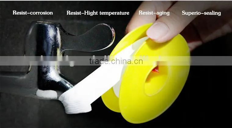 PTFE thread seal tapes for pipe fittings