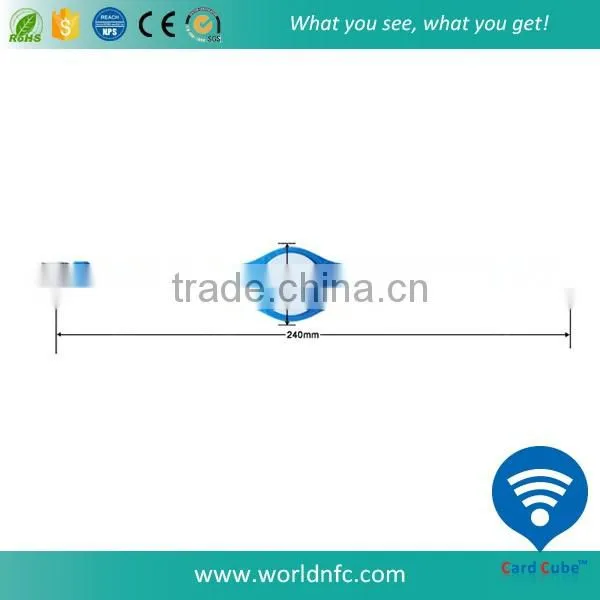 ISO14443A 13.56MHz Waterproof Ultralight NFC Vinyl Wristband