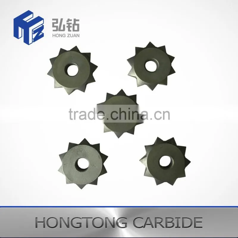 Non standard Tungsten Carbide saw roller for crush stores