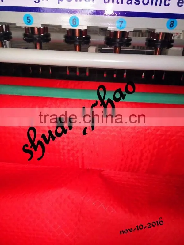 Ultrasonic embossing machine