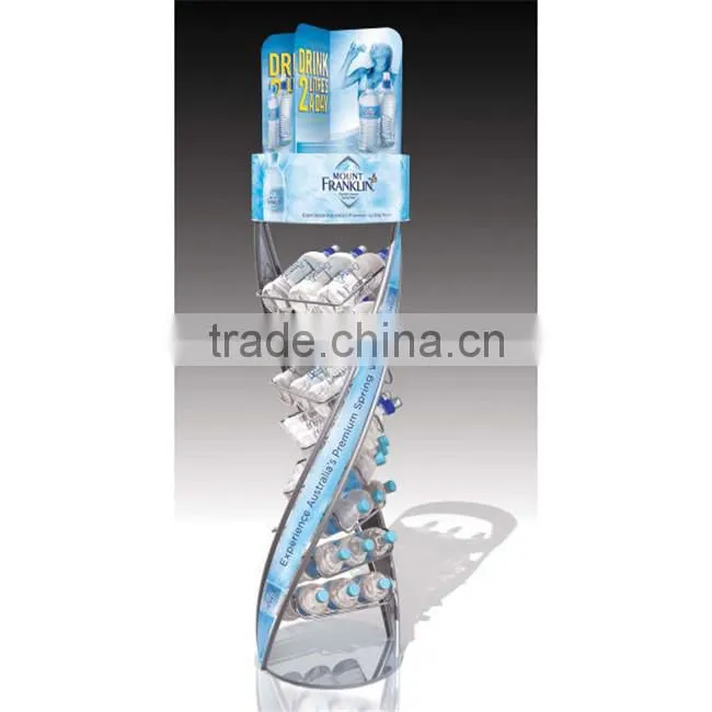 Alibaba Store China Floor Metal Wire Mineral Water Bottle Stand