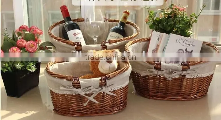 cheap hot selling storage wicker basket