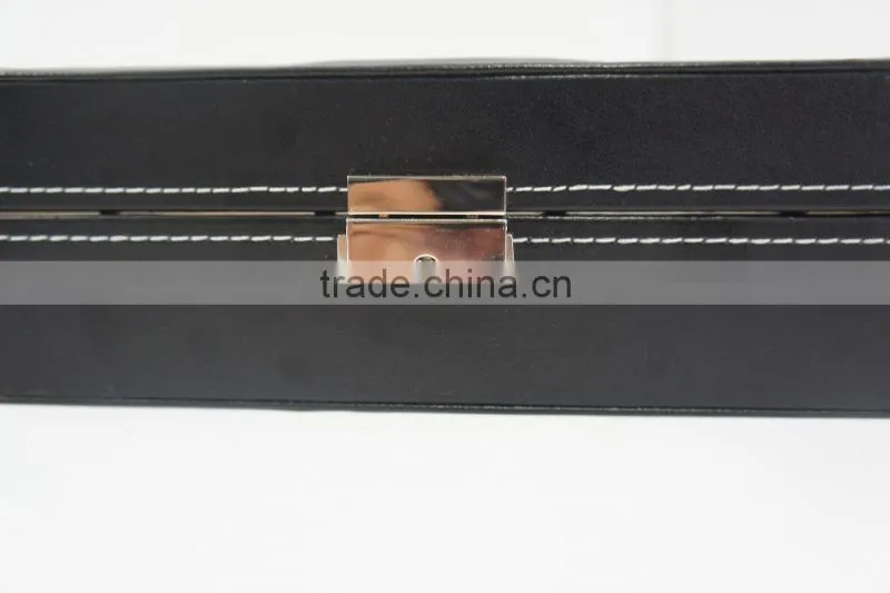 Watch Box Large 6 Mens Black PVC Display