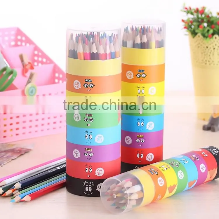 Factory Wholesale Mr. Cuya 7 Inch 18 Colors Break Resistance Colored Pencil Set