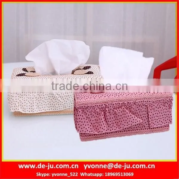 Cotton Polyester Fabric Napkin Box