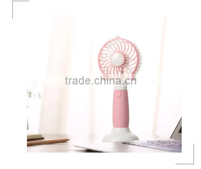 Adjustable USB Charge Handheld Air Fan, Mini Desktop Water Drop Fan For Student