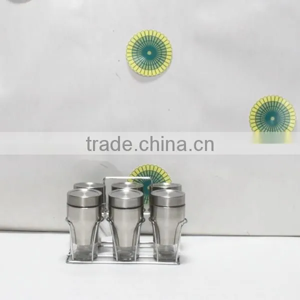 80ml round glass spice jars