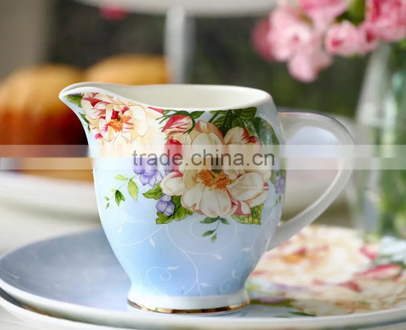 Coffee & Tea Sets Porcelain 15pcs indian tea set, german porcelain tea set