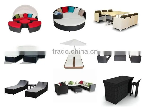 2016 wicker outdoor patio furniture bar drink chairs and table