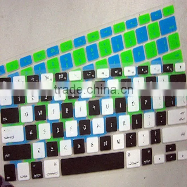 New brand keyboard cover; colorful keyboard cover; colored rubber laptop keyboard covers