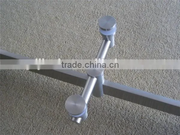 Customer DIY Flat Bar With Spider Glass Balustrade