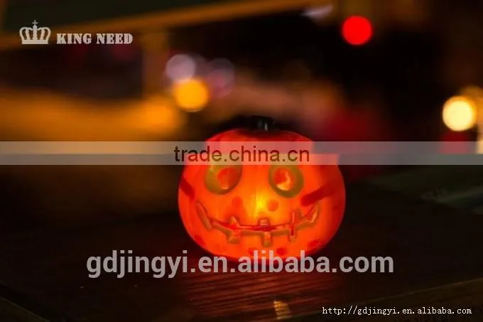 plastic pumpkin LED halloween decorations