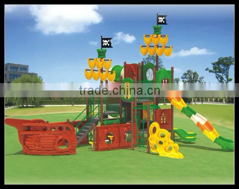 2013 PIRATE SHIP PLAYGROUND EQUIPMENT ,CHILDREN PLAYGROUND , CHILDREN PLASTIC SLIDE (HA-05001)
