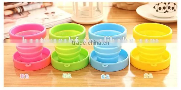 2016 silicone cup FDA silicon collapsible silicone cup
