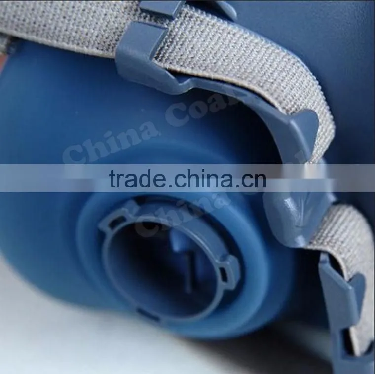 Silicone Rubber Half Facepiece Fire Escape Smoking Gas Mask
