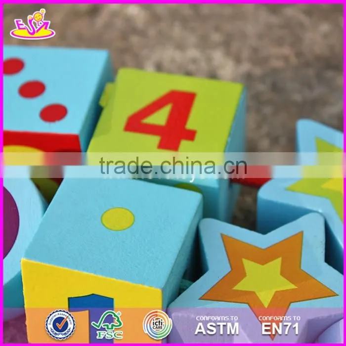 2017 Funny educational toys wooden toddler games W11E065-S