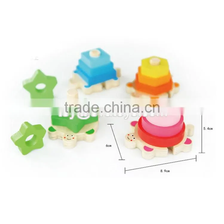 wholesale cheap kids educational geometry wooden pattern blocks W13E064