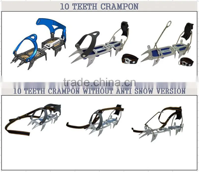 CRM-10-W-WS Ice traction climbing 10 points crampons