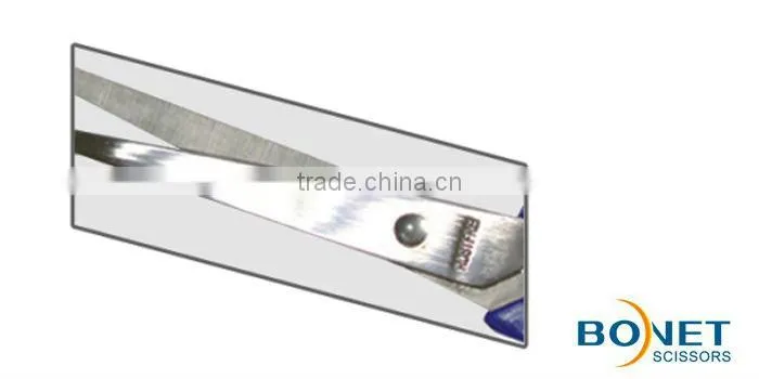 S66011 6-3/4" 2cr13 blades PP handle stationery office paper scissors Easy to use