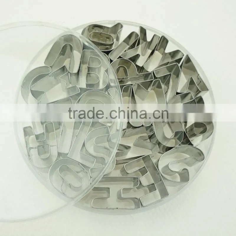 47035 26 English Letter Shape Cake cookie cutter ,fondant cake decorating tools