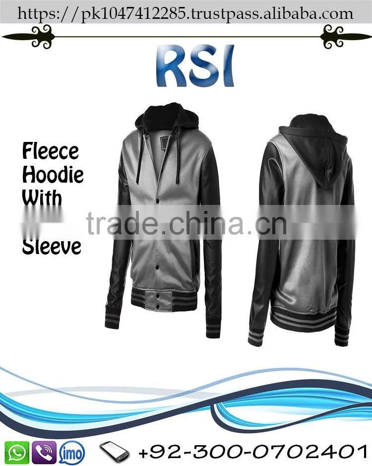 EMBROIDERY AND PRINTING WOMEN'S FLEECE HOODIE