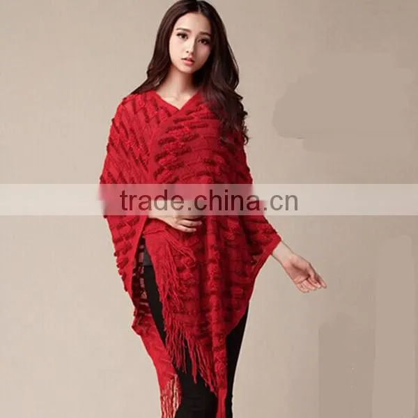 Latest design different color choice women batwing sleeve solid stitching knit cardigan new sweater