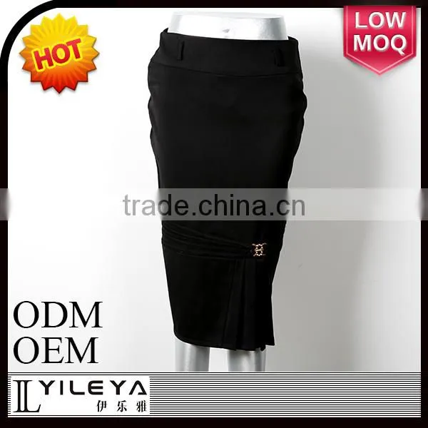 new design high waist narrow mature women in short skirt