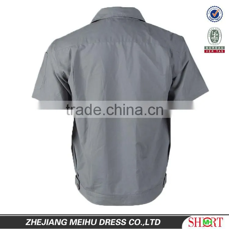 Newest Popular men's custom work short sleeve shirts