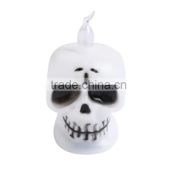 Plastic Halloween Party Decorations Silver Tone Skull