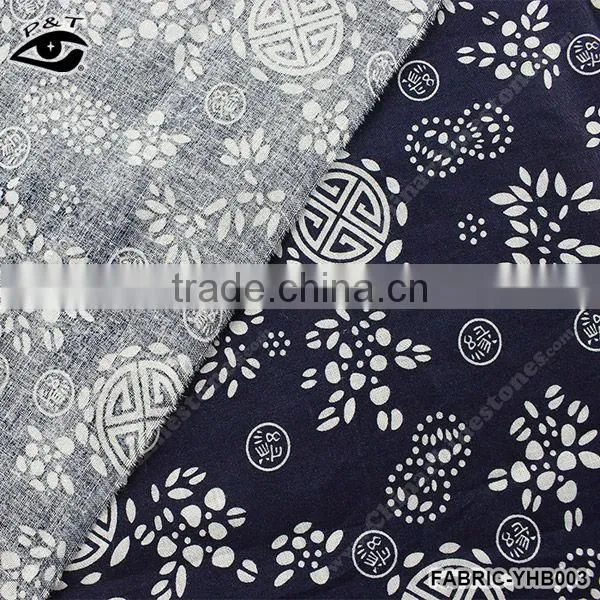 Cotton fabric linen fabric forshirts small fan furniture fabric handmade