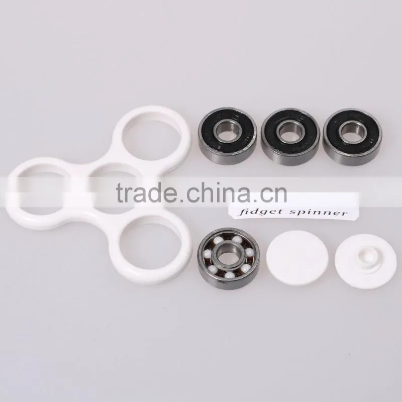 Tri-Spinner Fidget Toy Plastic EDC Hand Spinner For Autism and ADHD