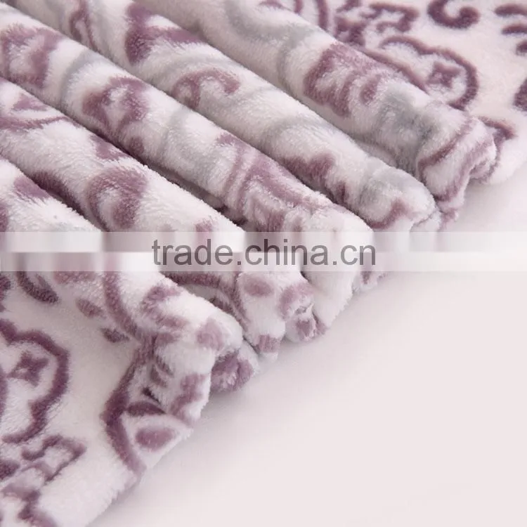 adult wholesale 100% polyester super soft printed flannel blanket