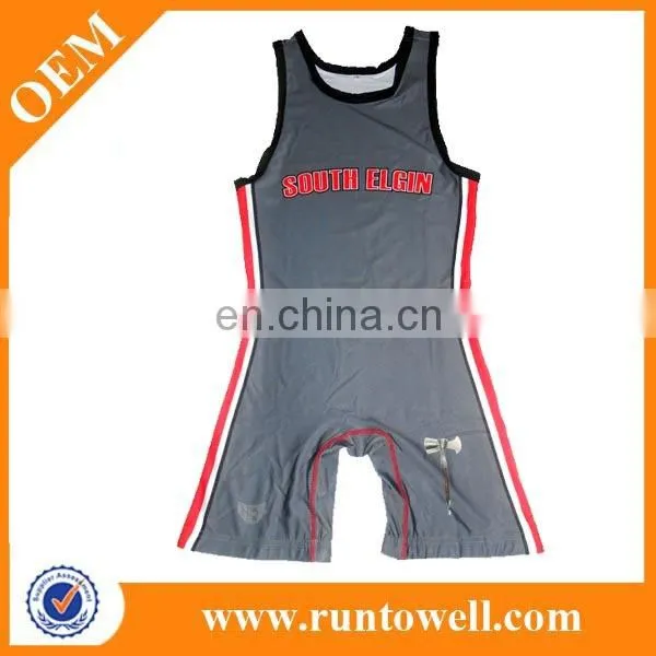 2014 Sublimated Printing ,wrestling jersey,lycra wrestling wear