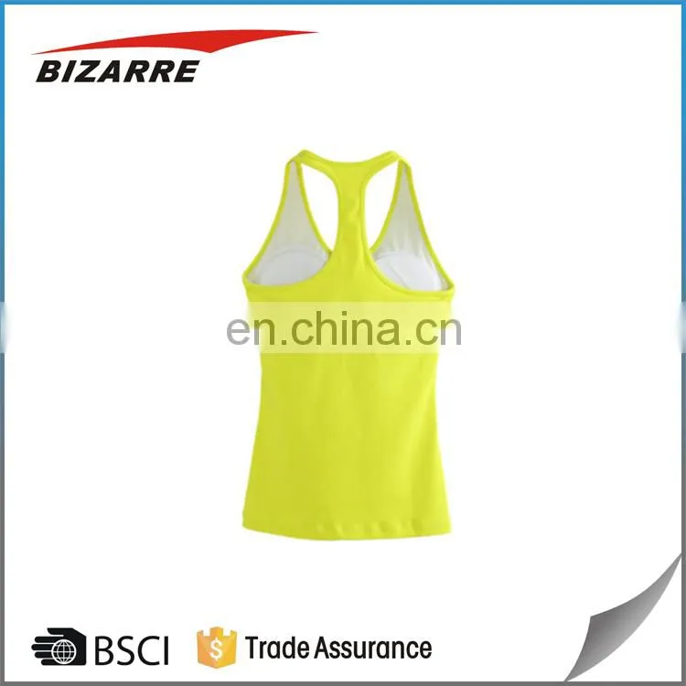 New custom logo top tank women moisture wicking