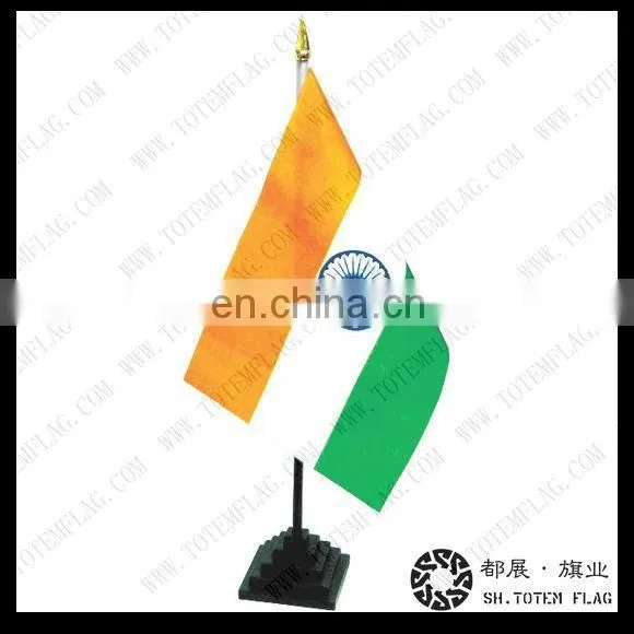 Plastic Stand Table Flag , National Table Flag