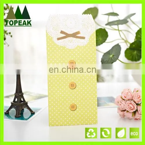 Topeak high quality colorful paper envelope printed with best selling